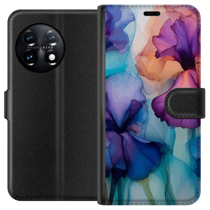 Tegnebogsetui til OnePlus 11 med Magiske blomster motiv i gruppen SMARTPHONES & TABLETS / Mobil Beskyttelse / OnePlus hos TP E-commerce Nordic AB (A56396)