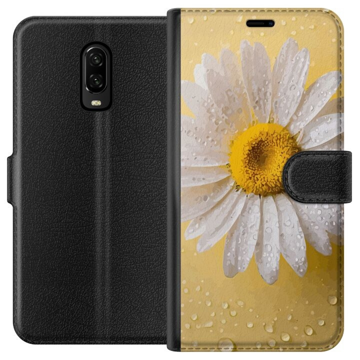 Tegnebogsetui til OnePlus 6T med Porcelænsblomst motiv i gruppen SMARTPHONES & TABLETS / Mobil Beskyttelse / OnePlus hos TP E-commerce Nordic AB (A56528)