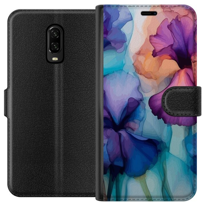 Tegnebogsetui til OnePlus 6T med Magiske blomster motiv i gruppen SMARTPHONES & TABLETS / Mobil Beskyttelse / OnePlus hos TP E-commerce Nordic AB (A56531)