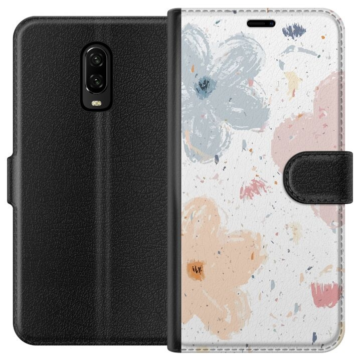 Tegnebogsetui til OnePlus 6T med Blomster motiv i gruppen SMARTPHONES & TABLETS / Mobil Beskyttelse / OnePlus hos TP E-commerce Nordic AB (A56540)