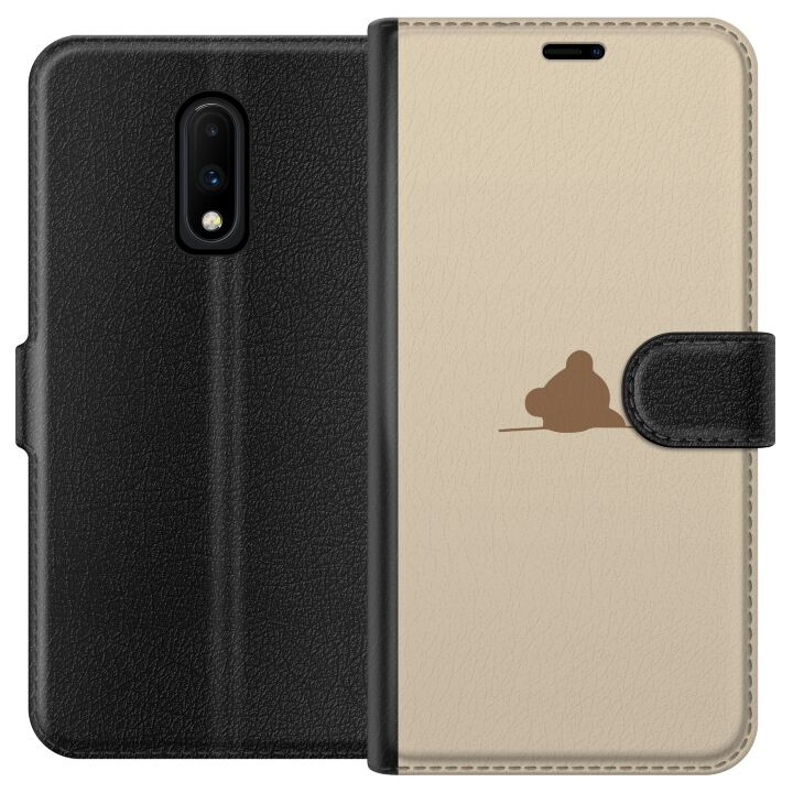 Tegnebogsetui til OnePlus 7 med Nalle motiv i gruppen SMARTPHONES & TABLETS / Mobil Beskyttelse / OnePlus hos TP E-commerce Nordic AB (A56602)