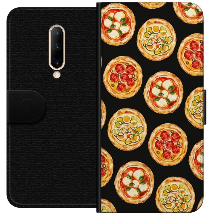 Tegnebogsetui til OnePlus 7 Pro med Pizza motiv i gruppen SMARTPHONES & TABLETS / Mobil Beskyttelse / OnePlus hos TP E-commerce Nordic AB (A56649)