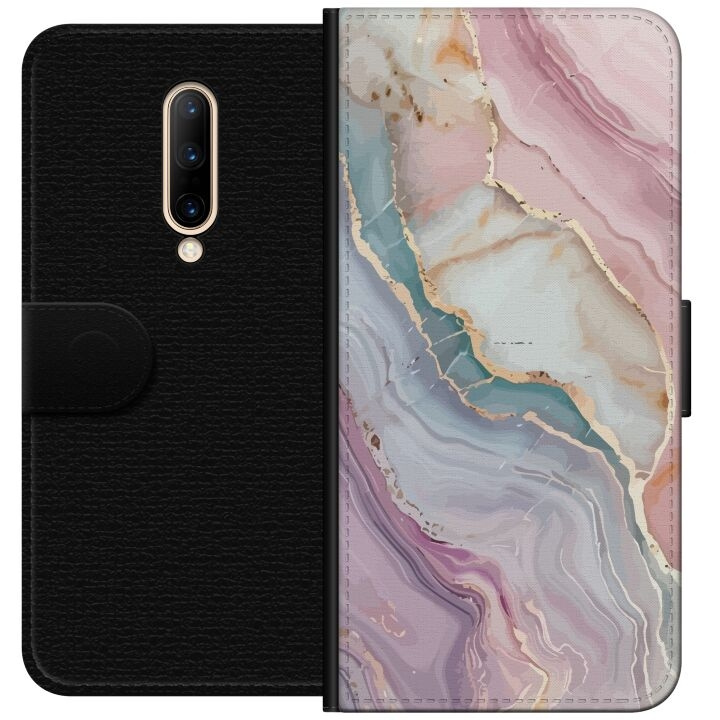 Tegnebogsetui til OnePlus 7 Pro med Marmor motiv i gruppen SMARTPHONES & TABLETS / Mobil Beskyttelse / OnePlus hos TP E-commerce Nordic AB (A56658)