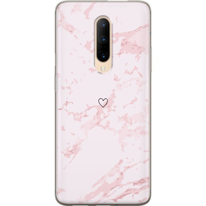 Mobilcover til OnePlus 7 Pro med Rosa Hjerte motiv i gruppen SMARTPHONES & TABLETS / Mobil Beskyttelse / OnePlus hos TP E-commerce Nordic AB (A56686)