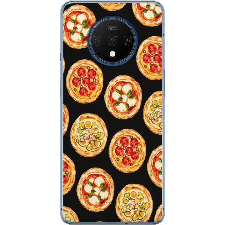 Mobilcover til OnePlus 7T med Pizza motiv i gruppen SMARTPHONES & TABLETS / Mobil Beskyttelse / OnePlus hos TP E-commerce Nordic AB (A56730)