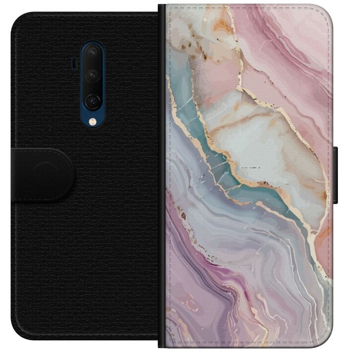 Tegnebogsetui til OnePlus 7T Pro med Marmor motiv i gruppen SMARTPHONES & TABLETS / Mobil Beskyttelse / OnePlus hos TP E-commerce Nordic AB (A56766)