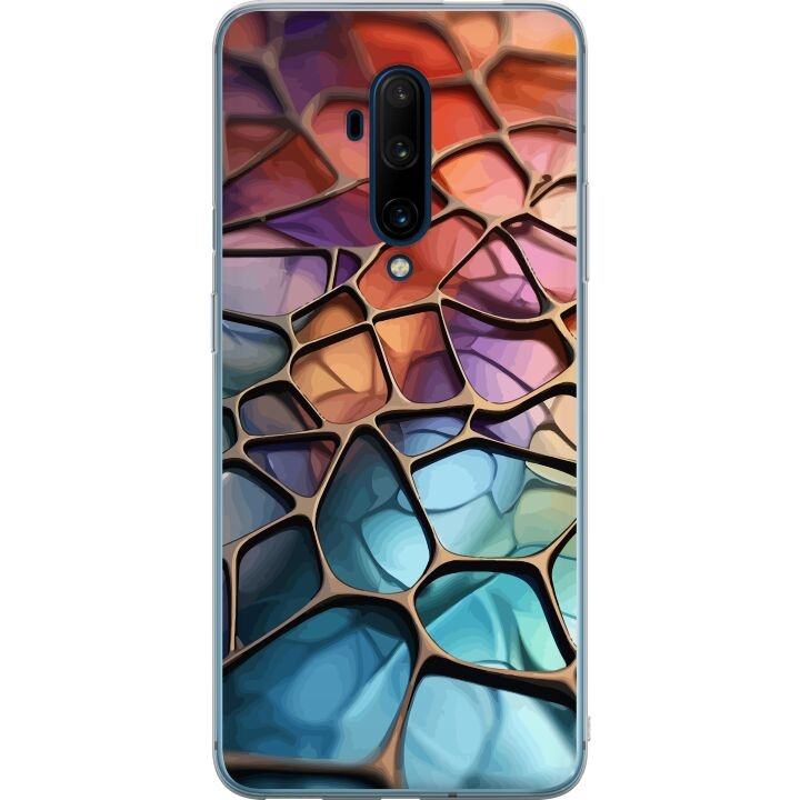 Mobilcover til OnePlus 7T Pro med Metallict mønster motiv i gruppen SMARTPHONES & TABLETS / Mobil Beskyttelse / OnePlus hos TP E-commerce Nordic AB (A56781)