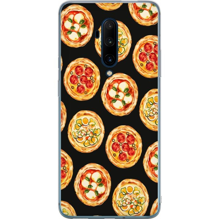 Mobilcover til OnePlus 7T Pro med Pizza motiv i gruppen SMARTPHONES & TABLETS / Mobil Beskyttelse / OnePlus hos TP E-commerce Nordic AB (A56784)