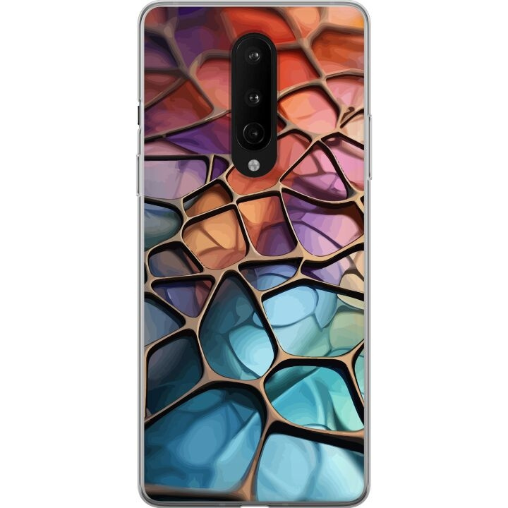 Mobilcover til OnePlus 8 med Metallict mønster motiv i gruppen SMARTPHONES & TABLETS / Mobil Beskyttelse / OnePlus hos TP E-commerce Nordic AB (A56835)