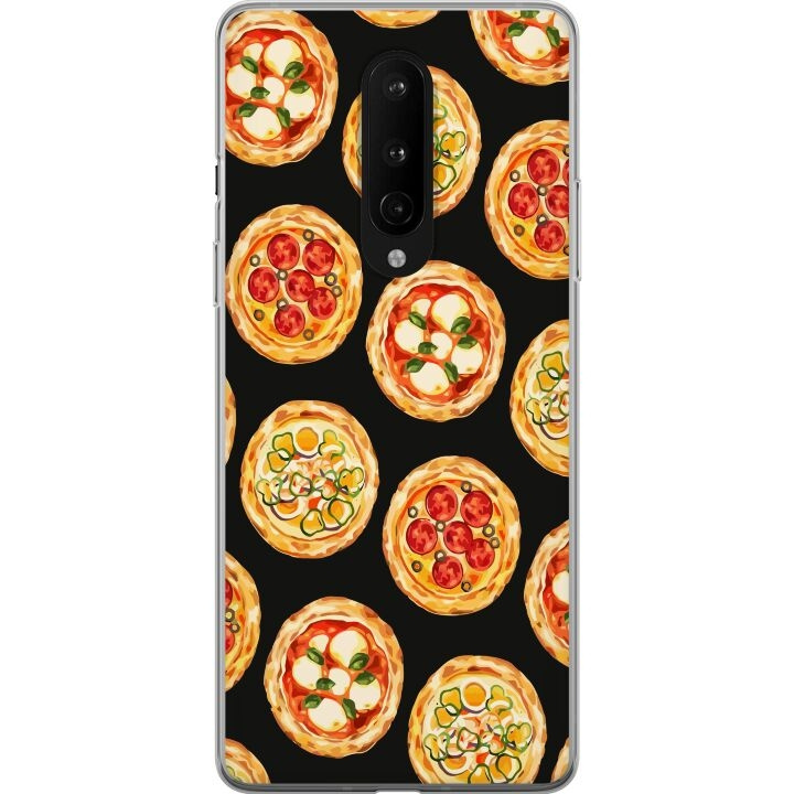 Mobilcover til OnePlus 8 med Pizza motiv i gruppen SMARTPHONES & TABLETS / Mobil Beskyttelse / OnePlus hos TP E-commerce Nordic AB (A56838)