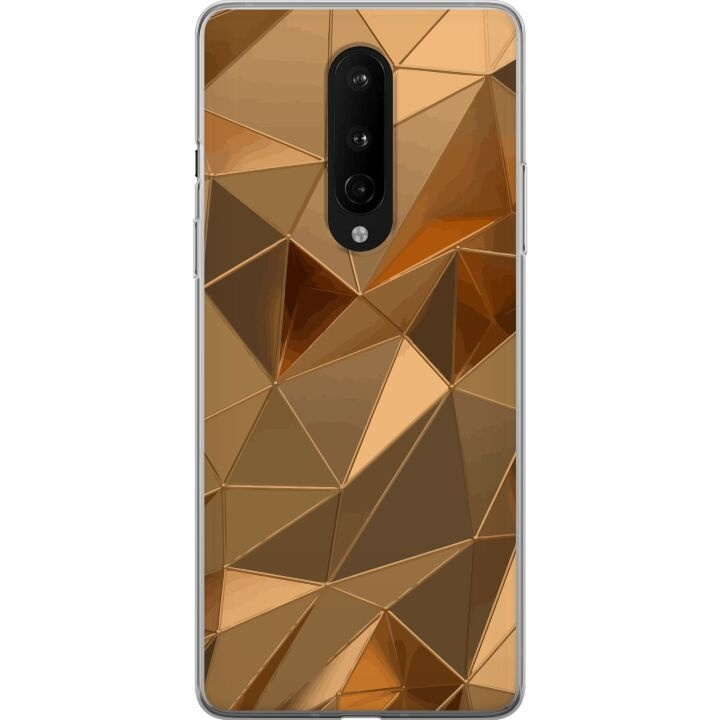 Mobilcover til OnePlus 8 med 3D Guld motiv i gruppen SMARTPHONES & TABLETS / Mobil Beskyttelse / OnePlus hos TP E-commerce Nordic AB (A56849)