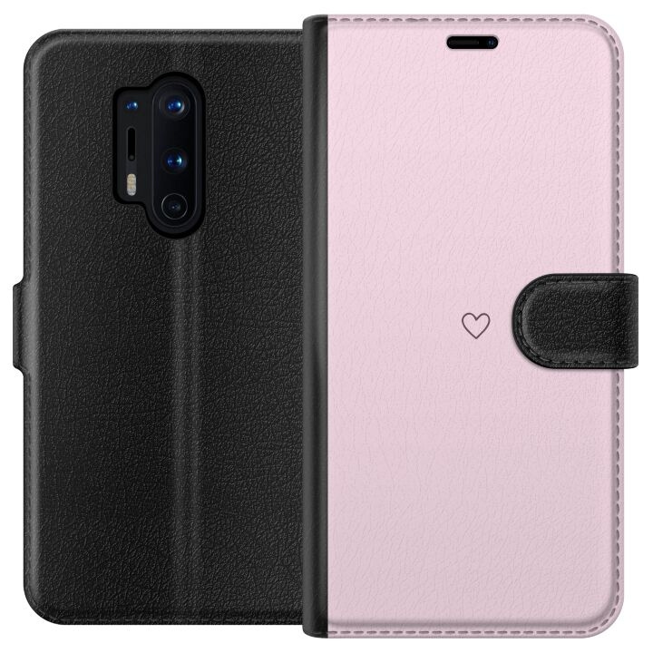 Tegnebogsetui til OnePlus 8 Pro med Hjerte motiv i gruppen SMARTPHONES & TABLETS / Mobil Beskyttelse / OnePlus hos TP E-commerce Nordic AB (A56871)