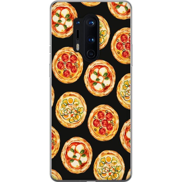 Mobilcover til OnePlus 8 Pro med Pizza motiv i gruppen SMARTPHONES & TABLETS / Mobil Beskyttelse / OnePlus hos TP E-commerce Nordic AB (A56892)