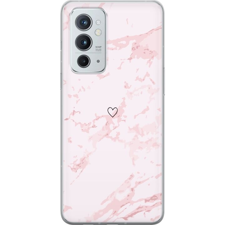 Mobilcover til OnePlus 9RT 5G med Rosa Hjerte motiv i gruppen SMARTPHONES & TABLETS / Mobil Beskyttelse / OnePlus hos TP E-commerce Nordic AB (A57091)