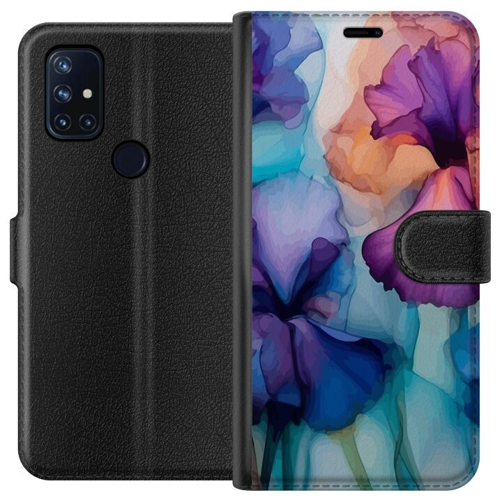 Tegnebogsetui til OnePlus Nord N10 5G med Magiske blomster motiv i gruppen SMARTPHONES & TABLETS / Mobil Beskyttelse / OnePlus hos TP E-commerce Nordic AB (A57206)