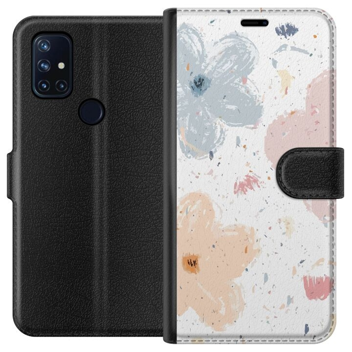 Tegnebogsetui til OnePlus Nord N10 5G med Blomster motiv i gruppen SMARTPHONES & TABLETS / Mobil Beskyttelse / OnePlus hos TP E-commerce Nordic AB (A57215)