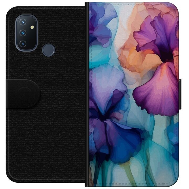 Tegnebogsetui til OnePlus Nord N100 med Magiske blomster motiv i gruppen SMARTPHONES & TABLETS / Mobil Beskyttelse / OnePlus hos TP E-commerce Nordic AB (A57260)