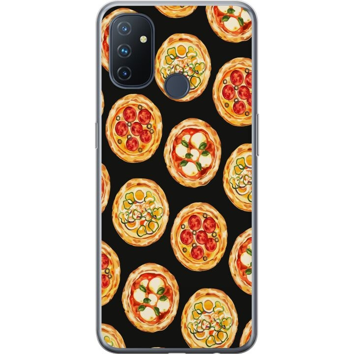 Mobilcover til OnePlus Nord N100 med Pizza motiv i gruppen SMARTPHONES & TABLETS / Mobil Beskyttelse / OnePlus hos TP E-commerce Nordic AB (A57297)