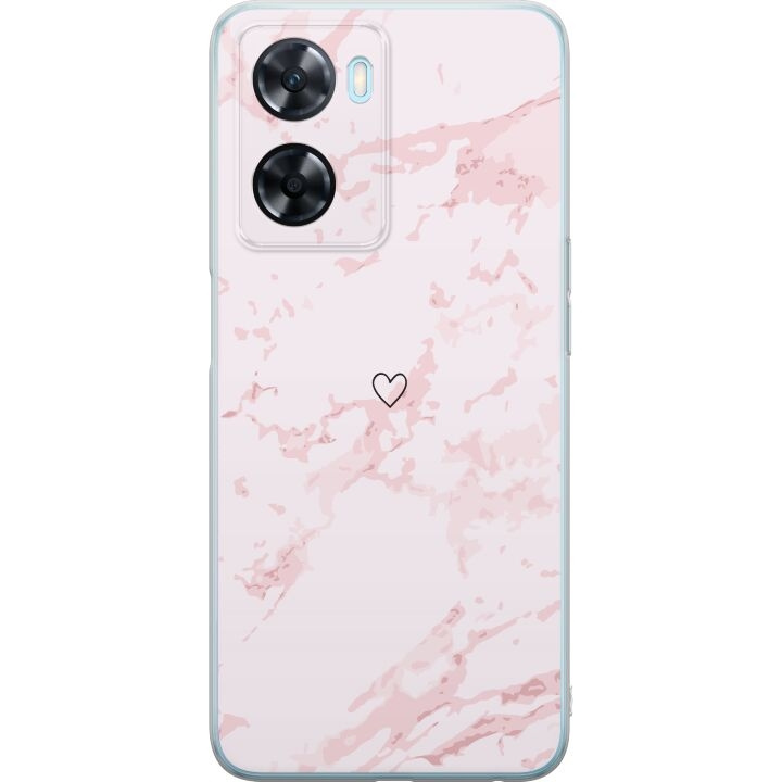 Mobilcover til OnePlus Nord N20 SE med Rosa Hjerte motiv i gruppen SMARTPHONES & TABLETS / Mobil Beskyttelse / OnePlus hos TP E-commerce Nordic AB (A57469)