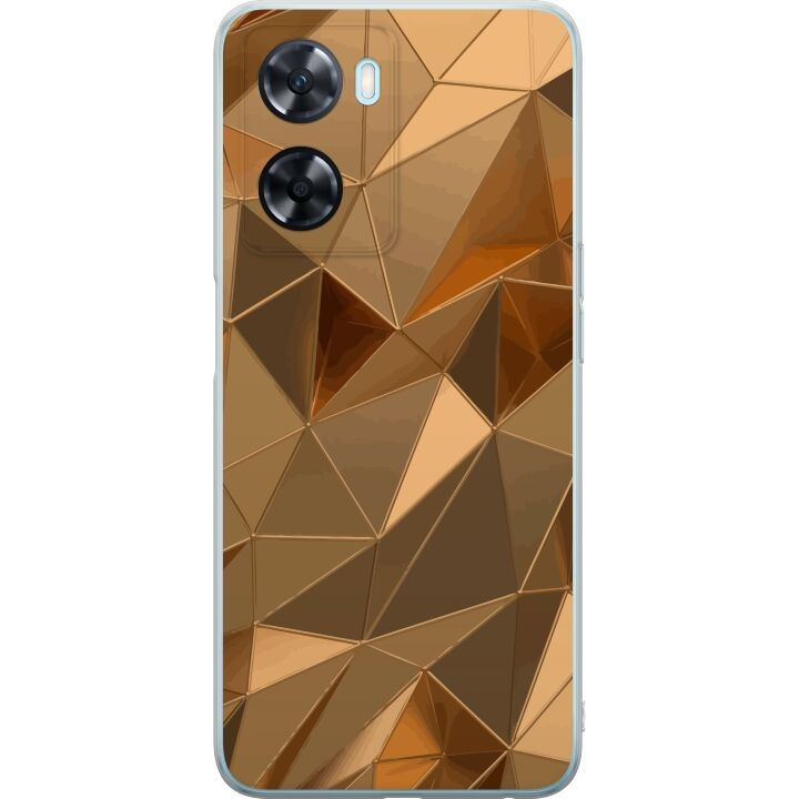 Mobilcover til OnePlus Nord N20 SE med 3D Guld motiv i gruppen SMARTPHONES & TABLETS / Mobil Beskyttelse / OnePlus hos TP E-commerce Nordic AB (A57470)