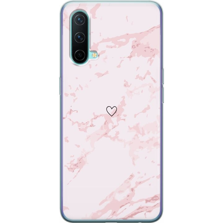 Mobilcover til OnePlus Nord CE 5G med Rosa Hjerte motiv i gruppen SMARTPHONES & TABLETS / Mobil Beskyttelse / OnePlus hos TP E-commerce Nordic AB (A57604)