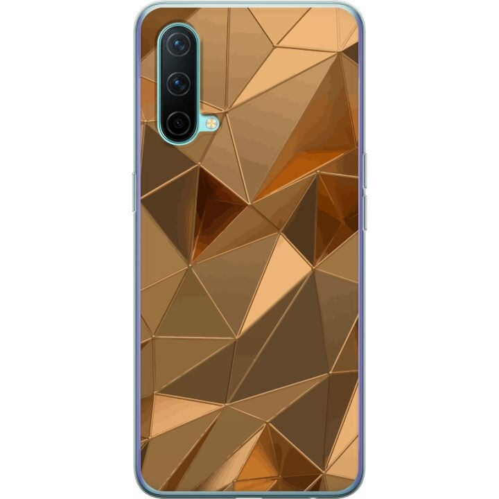 Mobilcover til OnePlus Nord CE 5G med 3D Guld motiv i gruppen SMARTPHONES & TABLETS / Mobil Beskyttelse / OnePlus hos TP E-commerce Nordic AB (A57605)