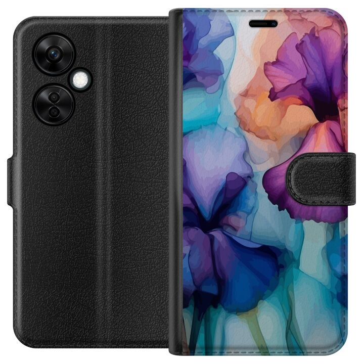 Tegnebogsetui til OnePlus Nord CE3 med Magiske blomster motiv i gruppen SMARTPHONES & TABLETS / Mobil Beskyttelse / OnePlus hos TP E-commerce Nordic AB (A57665)