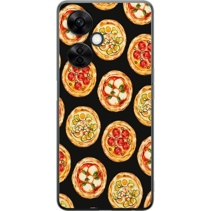 Mobilcover til OnePlus Nord CE3 med Pizza motiv i gruppen SMARTPHONES & TABLETS / Mobil Beskyttelse / OnePlus hos TP E-commerce Nordic AB (A57702)