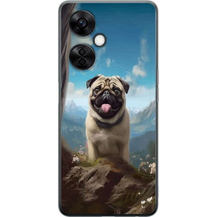 Mobilcover til OnePlus Nord CE 3 Lite med Glad Hund motiv i gruppen SMARTPHONES & TABLETS / Mobil Beskyttelse / OnePlus hos TP E-commerce Nordic AB (A57761)