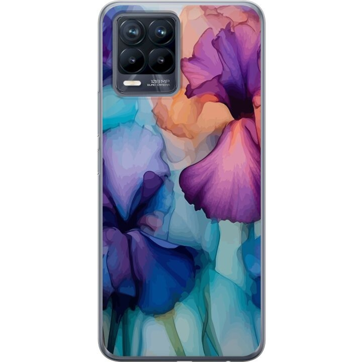 Mobilcover til Realme 8 med Magiske blomster motiv i gruppen SMARTPHONES & TABLETS / Mobil Beskyttelse / Realme hos TP E-commerce Nordic AB (A57962)