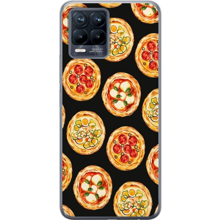 Mobilcover til Realme 8 med Pizza motiv i gruppen SMARTPHONES & TABLETS / Mobil Beskyttelse / Realme hos TP E-commerce Nordic AB (A57972)