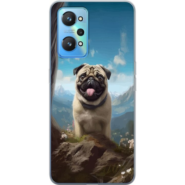 Mobilcover til Realme GT Neo2 med Glad Hund motiv i gruppen SMARTPHONES & TABLETS / Mobil Beskyttelse / Realme hos TP E-commerce Nordic AB (A58085)