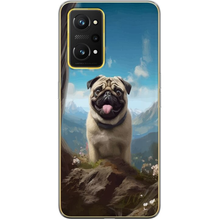 Mobilcover til Realme GT Neo 3T med Glad Hund motiv i gruppen SMARTPHONES & TABLETS / Mobil Beskyttelse / Realme hos TP E-commerce Nordic AB (A58112)