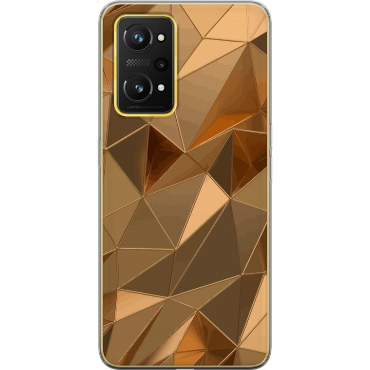 Mobilcover til Realme GT Neo 3T med 3D Guld motiv i gruppen SMARTPHONES & TABLETS / Mobil Beskyttelse / Realme hos TP E-commerce Nordic AB (A58118)