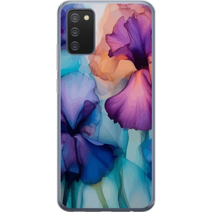 Mobilcover til Samsung Galaxy A02s med Magiske blomster motiv i gruppen SMARTPHONES & TABLETS / Mobil Beskyttelse / Samsung hos TP E-commerce Nordic AB (A58178)