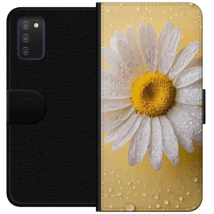 Tegnebogsetui til Samsung Galaxy A03s med Porcelænsblomst motiv i gruppen SMARTPHONES & TABLETS / Mobil Beskyttelse / Samsung hos TP E-commerce Nordic AB (A58256)