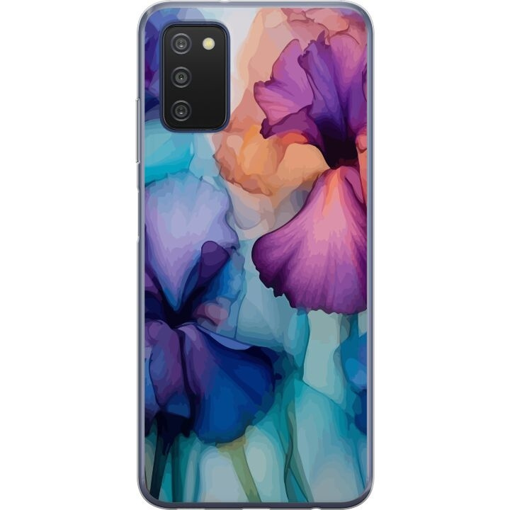 Mobilcover til Samsung Galaxy A03s med Magiske blomster motiv i gruppen SMARTPHONES & TABLETS / Mobil Beskyttelse / Samsung hos TP E-commerce Nordic AB (A58286)