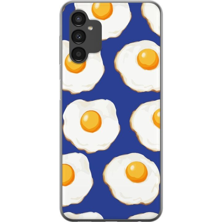 Mobilcover til Samsung Galaxy A04s med Stegte æg motiv i gruppen SMARTPHONES & TABLETS / Mobil Beskyttelse / Samsung hos TP E-commerce Nordic AB (A58343)