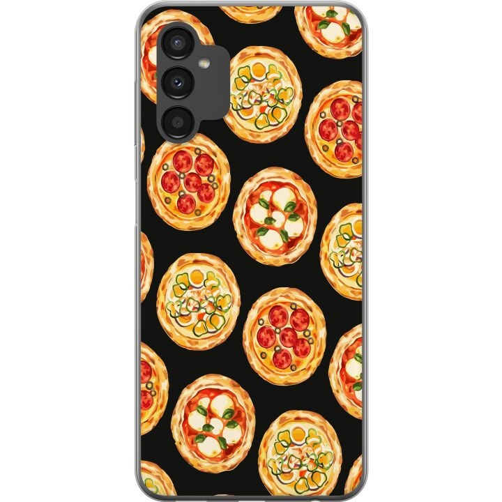 Mobilcover til Samsung Galaxy A04s med Pizza motiv i gruppen SMARTPHONES & TABLETS / Mobil Beskyttelse / Samsung hos TP E-commerce Nordic AB (A58350)