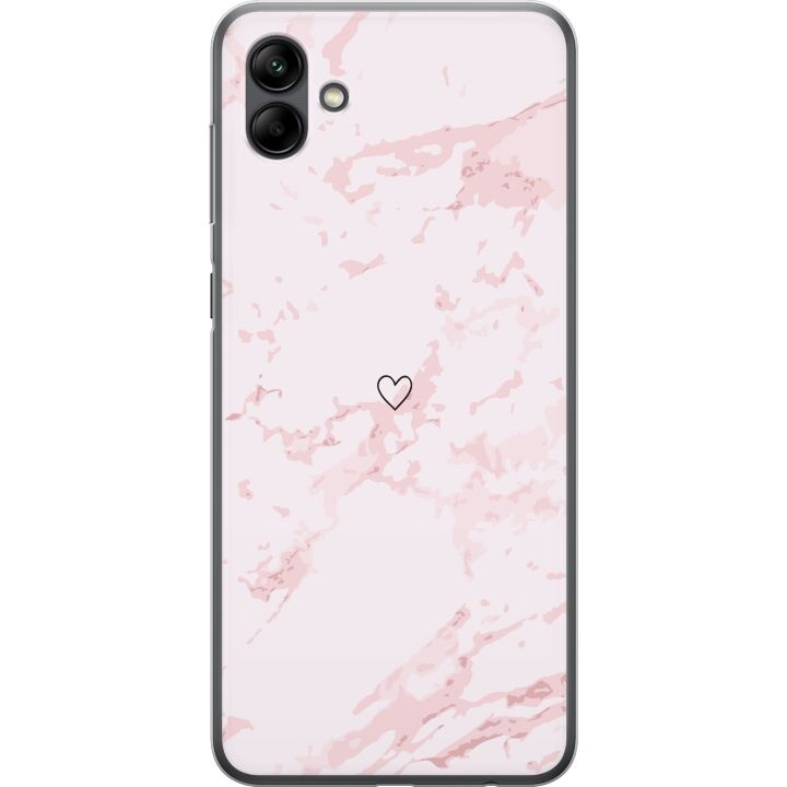 Mobilcover til Samsung Galaxy A05 med Rosa Hjerte motiv i gruppen SMARTPHONES & TABLETS / Mobil Beskyttelse / Samsung hos TP E-commerce Nordic AB (A58414)