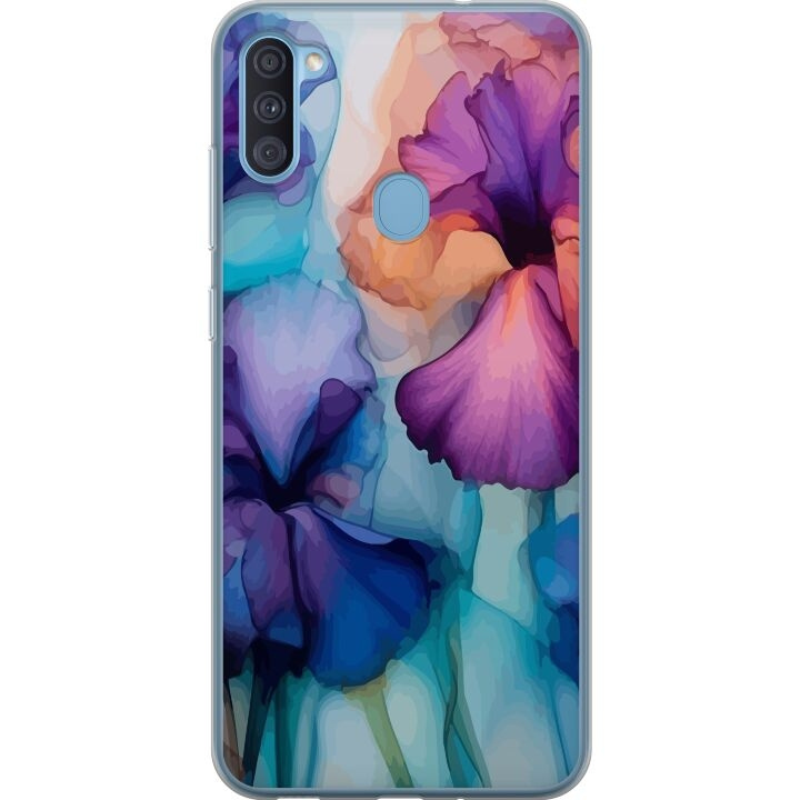 Mobilcover til Samsung Galaxy A11 med Magiske blomster motiv i gruppen SMARTPHONES & TABLETS / Mobil Beskyttelse / Samsung hos TP E-commerce Nordic AB (A58556)