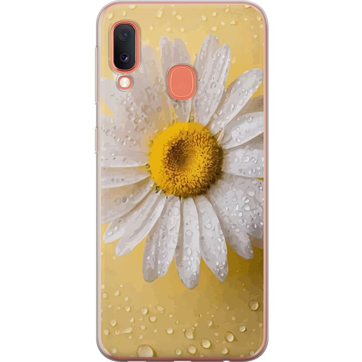 Mobilcover til Samsung Galaxy A20e med Porcelænsblomst motiv i gruppen SMARTPHONES & TABLETS / Mobil Beskyttelse / Samsung hos TP E-commerce Nordic AB (A58823)