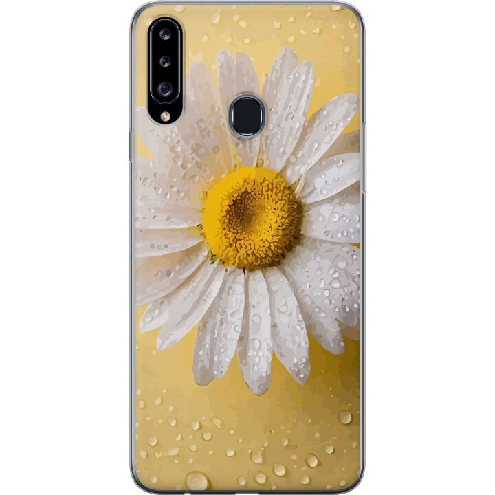 Mobilcover til Samsung Galaxy A20s med Porcelænsblomst motiv i gruppen SMARTPHONES & TABLETS / Mobil Beskyttelse / Samsung hos TP E-commerce Nordic AB (A58877)