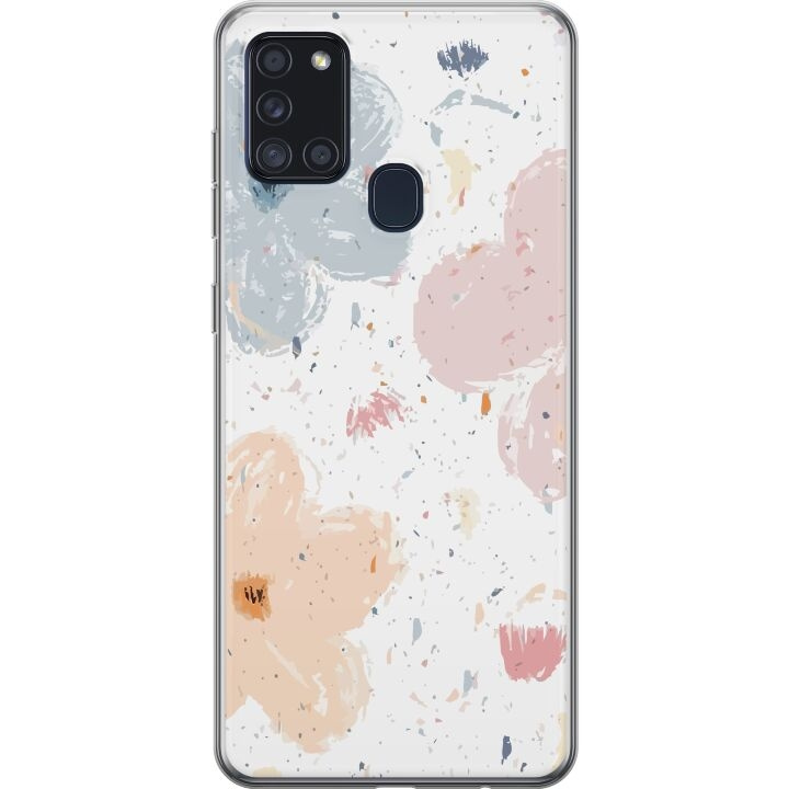 Mobilcover til Samsung Galaxy A21s med Blomster motiv i gruppen SMARTPHONES & TABLETS / Mobil Beskyttelse / Samsung hos TP E-commerce Nordic AB (A58943)