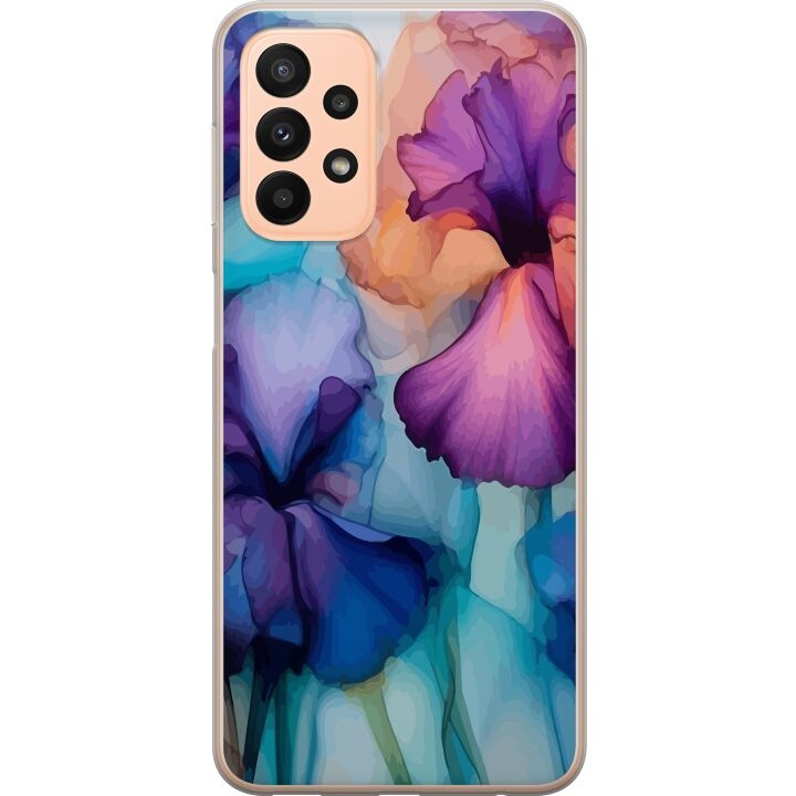 Mobilcover til Samsung Galaxy A23 med Magiske blomster motiv i gruppen SMARTPHONES & TABLETS / Mobil Beskyttelse / Samsung hos TP E-commerce Nordic AB (A59042)