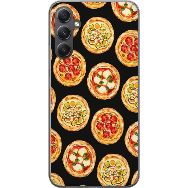 Mobilcover til Samsung Galaxy A25 med Pizza motiv i gruppen SMARTPHONES & TABLETS / Mobil Beskyttelse / Samsung hos TP E-commerce Nordic AB (A59187)