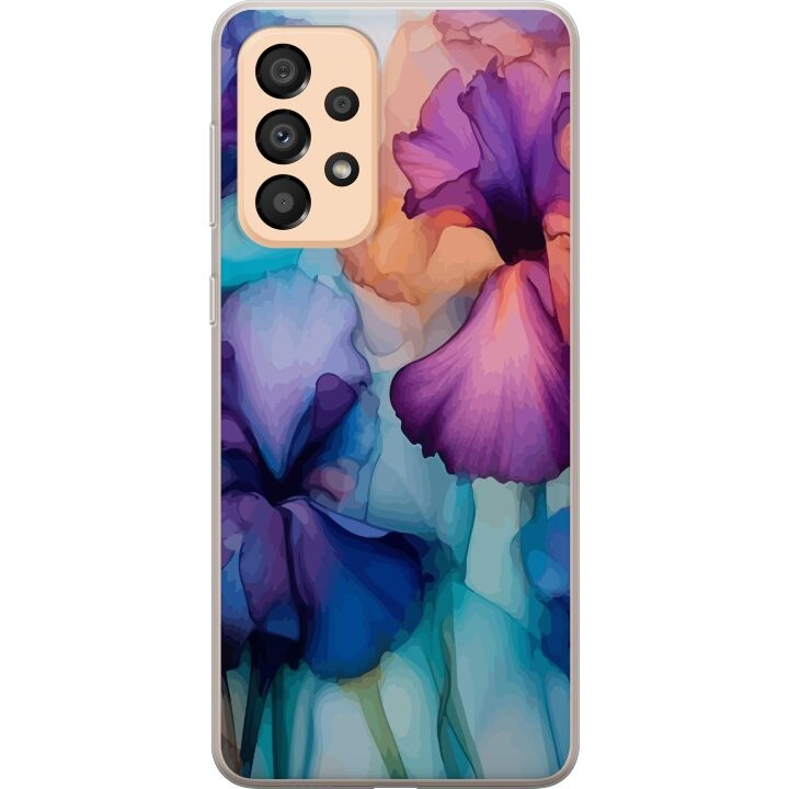 Mobilcover til Samsung Galaxy A33 5G med Magiske blomster motiv i gruppen SMARTPHONES & TABLETS / Mobil Beskyttelse / Samsung hos TP E-commerce Nordic AB (A59285)