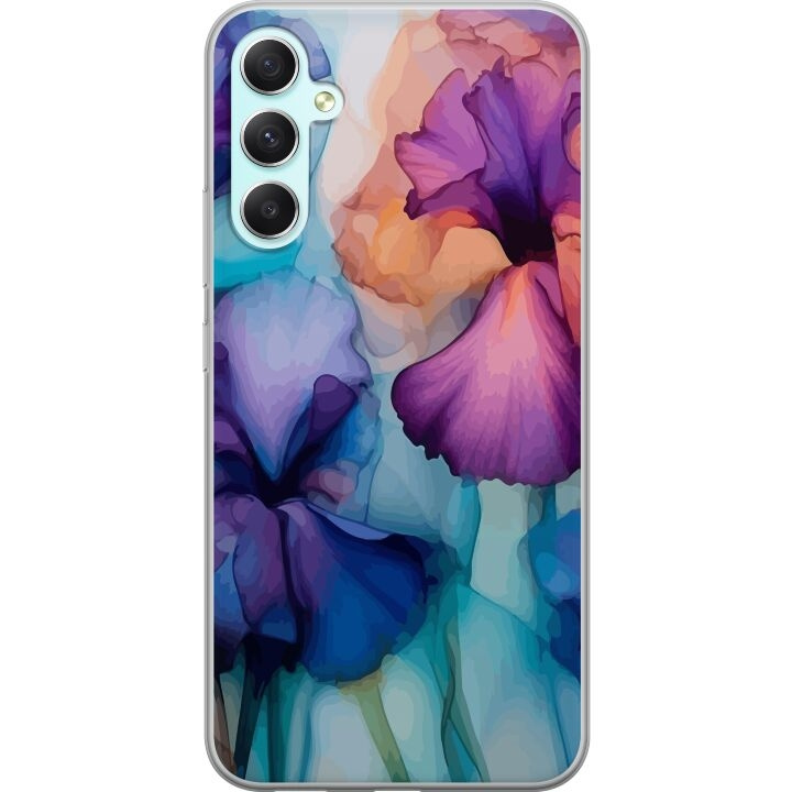 Mobilcover til Samsung Galaxy A34 med Magiske blomster motiv i gruppen SMARTPHONES & TABLETS / Mobil Beskyttelse / Samsung hos TP E-commerce Nordic AB (A59339)