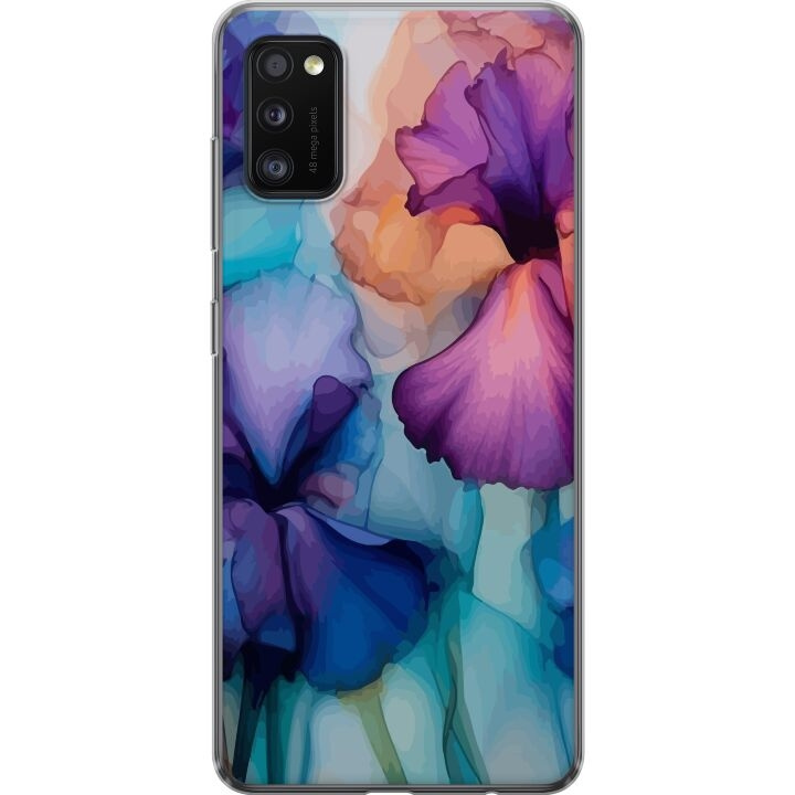 Mobilcover til Samsung Galaxy A41 med Magiske blomster motiv i gruppen SMARTPHONES & TABLETS / Mobil Beskyttelse / Samsung hos TP E-commerce Nordic AB (A59528)