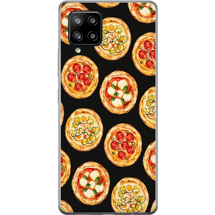 Mobilcover til Samsung Galaxy A42 5G med Pizza motiv i gruppen SMARTPHONES & TABLETS / Mobil Beskyttelse / Samsung hos TP E-commerce Nordic AB (A59592)